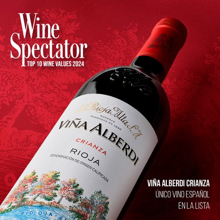 Viña Alberdi, único representante de España en los Top 10 Values de Wine Spectator.